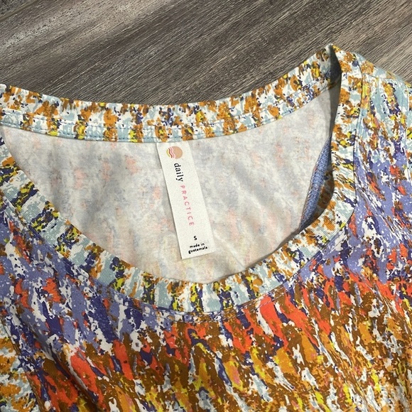 ANTHROPOLOGIE Daily Practice Purple Motiff Treasure Dress size small - Picture 12 of 16